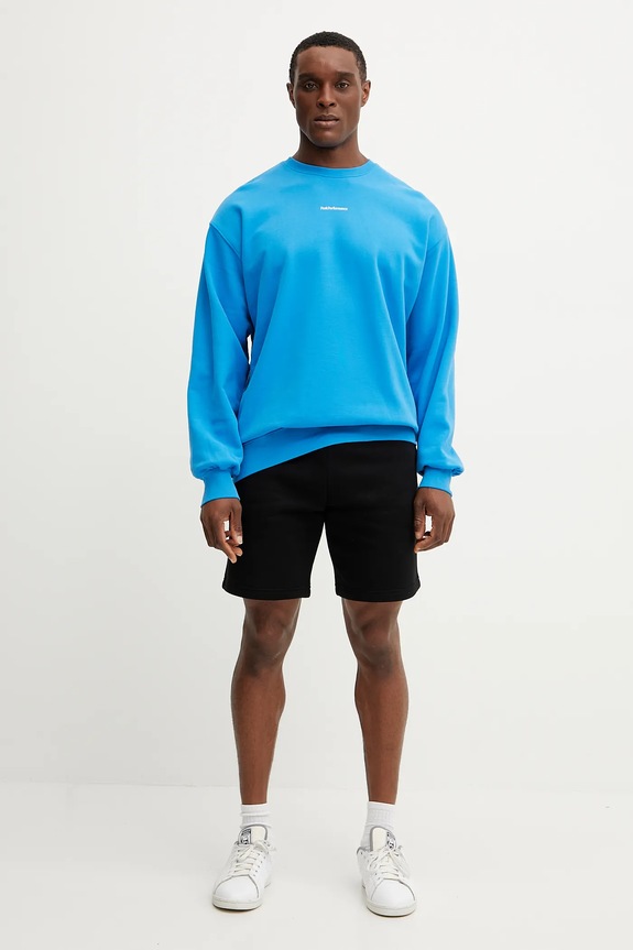 Peak Performance bluza bawełniana G80275 niebieski SS25