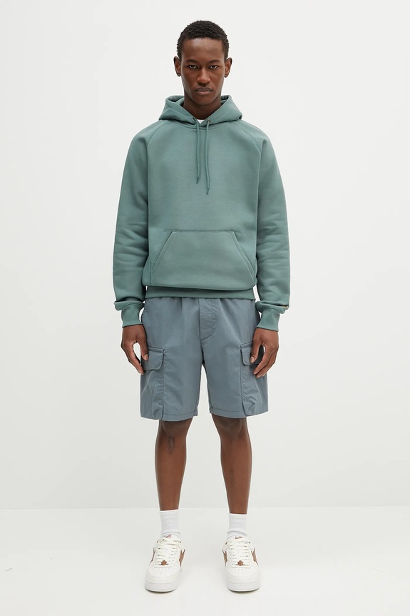 Carhartt WIP sweatshirt Hooded Chase Sweat I033661.2N0XX green