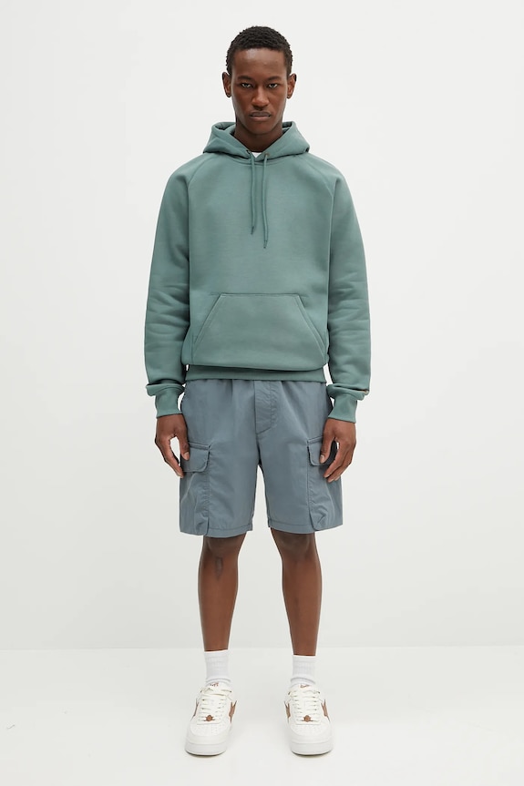 Carhartt WIP sweatshirt Hooded Chase Sweat I033661.2N0XX green