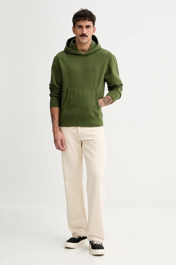 Kenzo hanorac de bumbac Boke Flower 2.0 FF55SW2554MC.50 verde SS25