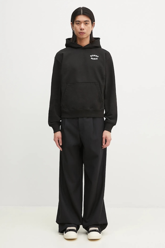 Памучен суичър Kenzo FF55SW2724MC.99J черен