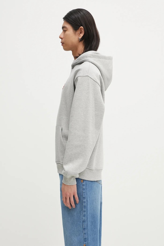Daily Paper sweatshirt Chain Stitch Oversized Hoodie 2511136 gray SS25