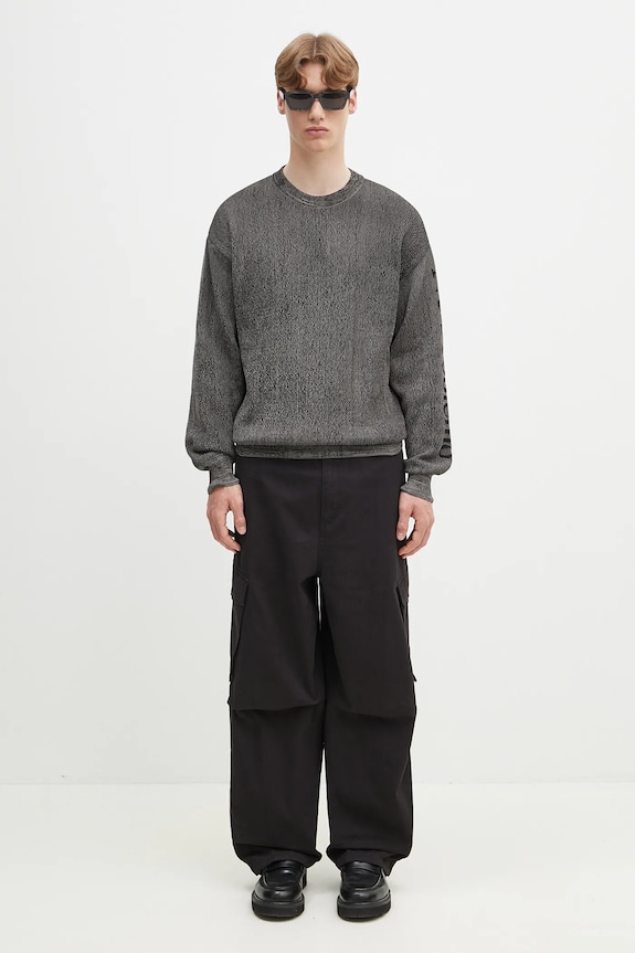 Свитер No Problemo Alien-O Glitch Knit Crew Neck NP2001903 чёрный