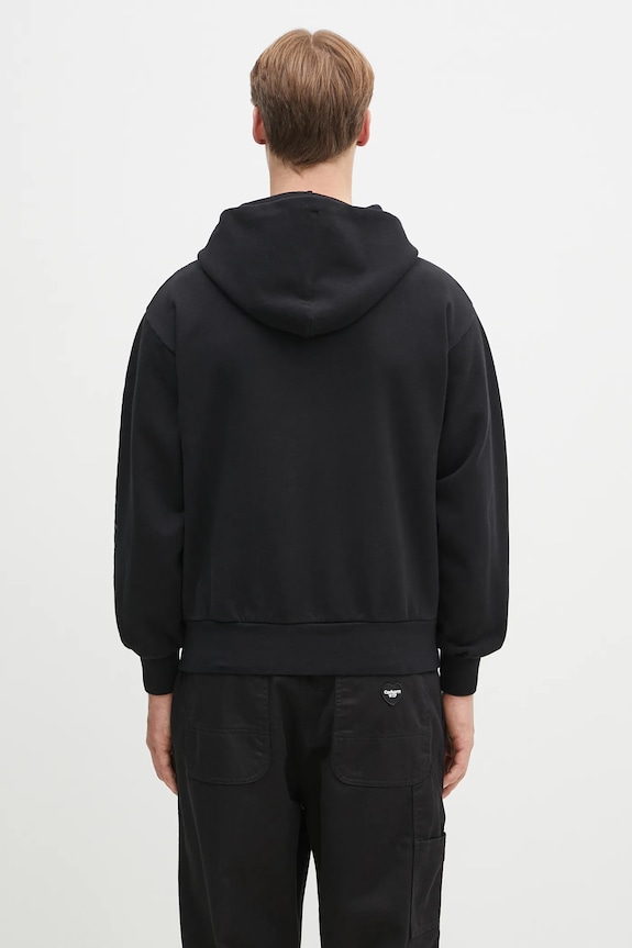 Oblečenie Bavlnená mikina No Problemo Alien-O Zip Through Hoodie NP2003003 čierna
