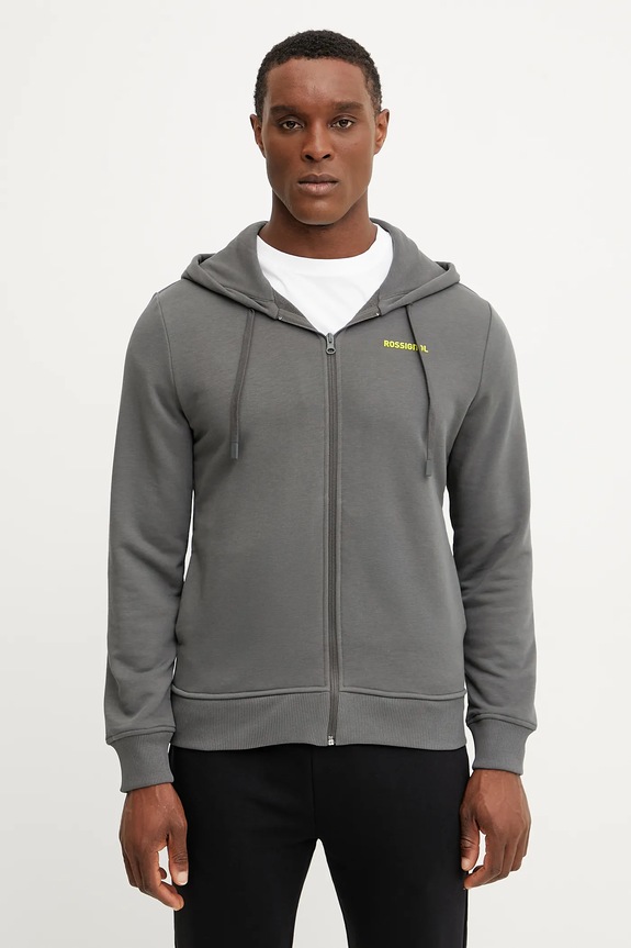 Μπλούζα Rossignol Presset στάμπα γκρί RLNMS11