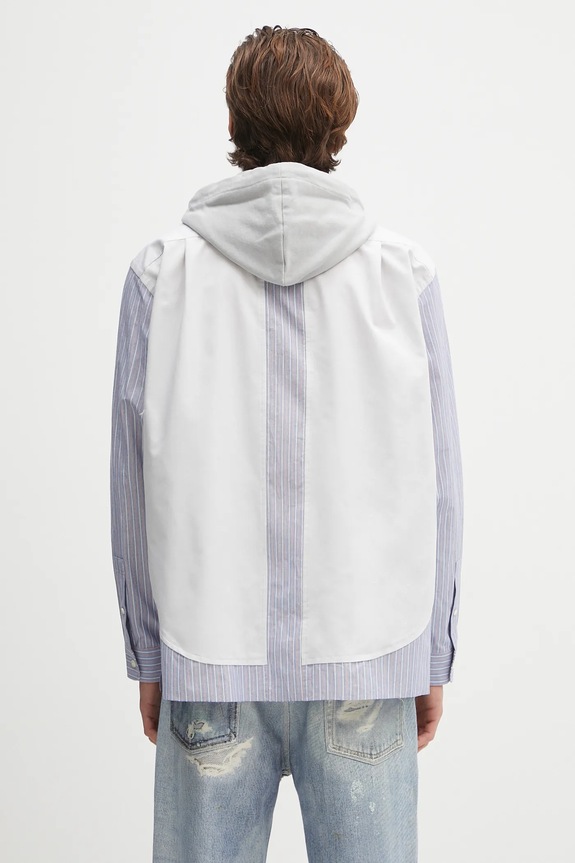 Odzież AMBUSH bluza Hooded Shirt 12115312 szary