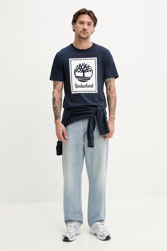 Timberland felpa TB0A2FTS4331 blu navy SS25