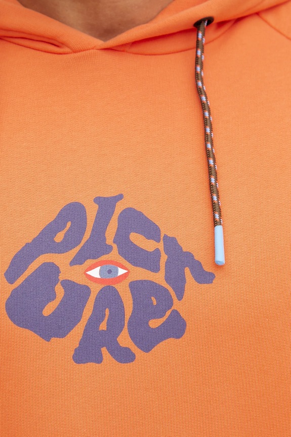 Pamučna dukserica Picture Thru Eye MSW0467 narančasta
