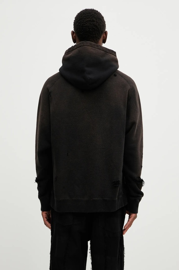 Clothing Needles cotton sweatshirt Darts Sweat QV367 black