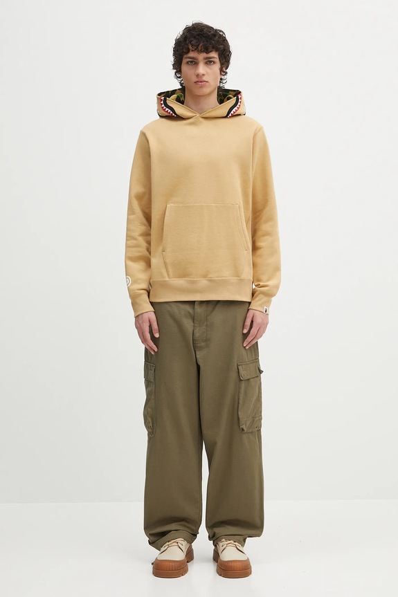 A Bathing Ape felpa in cotone Abc Camo Shark Pullover 1L30114009