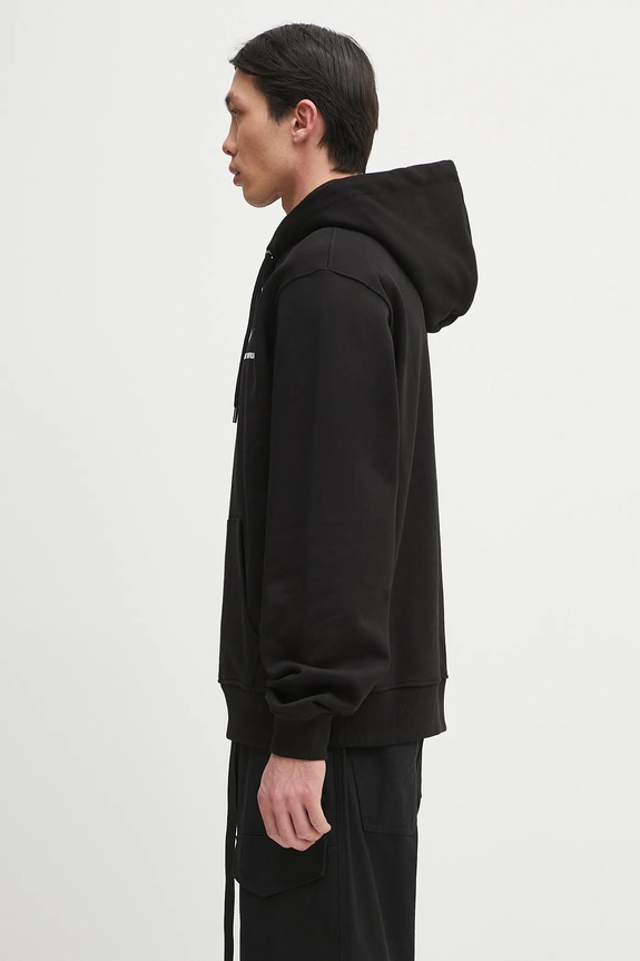 Daily Paper cotton sweatshirt Dias Hoodie 2422068 black SS25