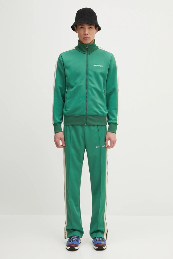 Palm Angels bluză Classic Logo Track PMBD058S25FAB0015703 verde