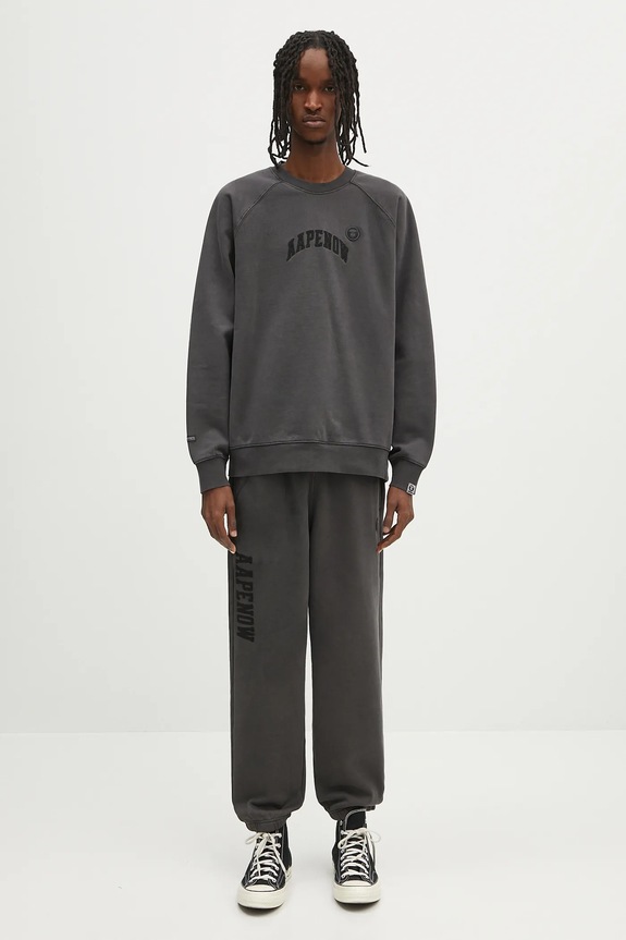 Памучен суичър AAPE Now Crew Neck AAPSWMB320XXN