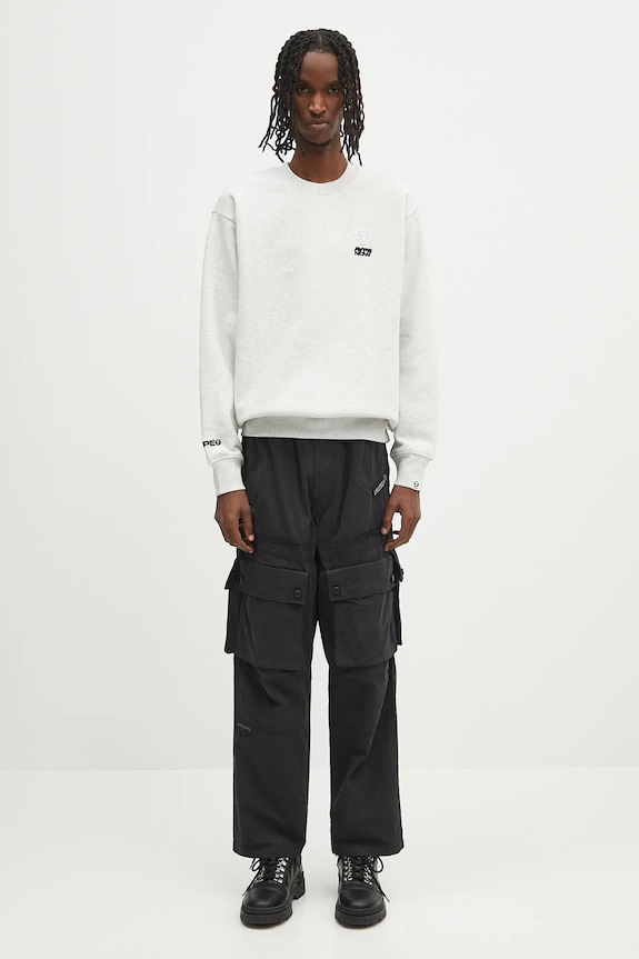 Суичър AAPE Now Crew Neck AAPSWMB321XAN