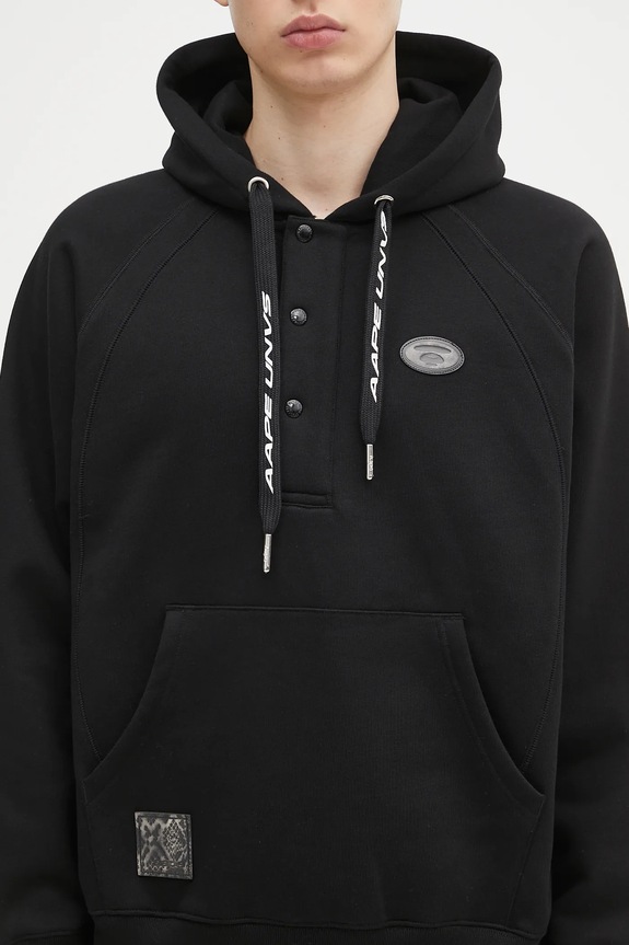 Суичър AAPE Main черен AAPSWMB383XXN