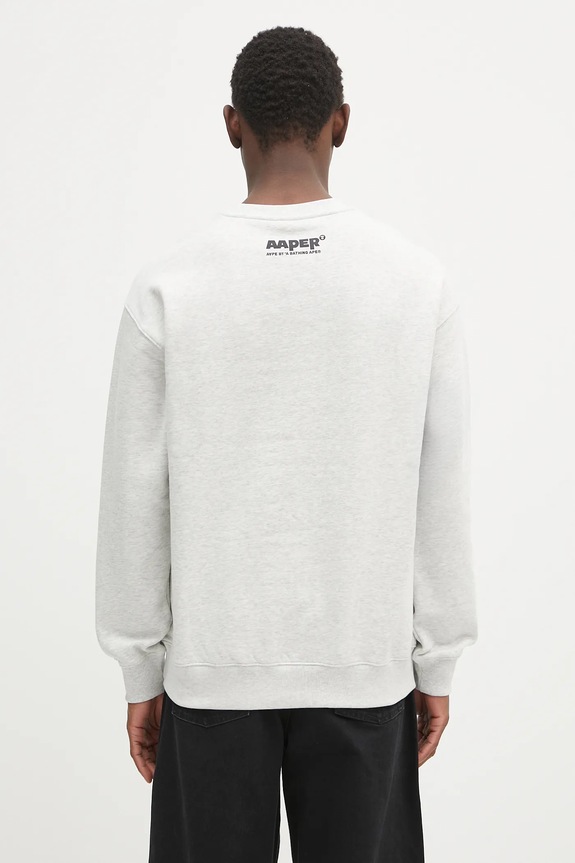 Одяг Кофта AAPE Aaper Crew Neck AAPSWMB377XAN сірий