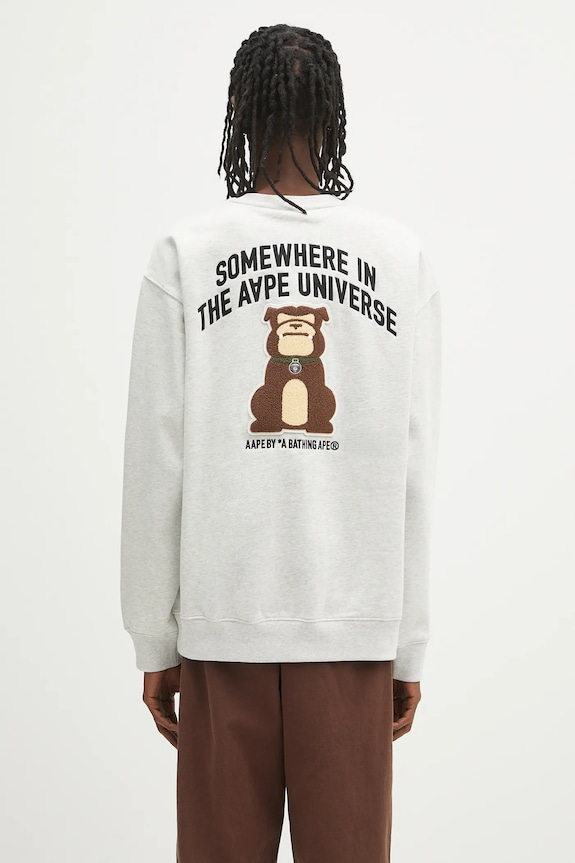 Одяг Кофта AAPE Aaper Crew Neck AAPSWMB379XAN сірий