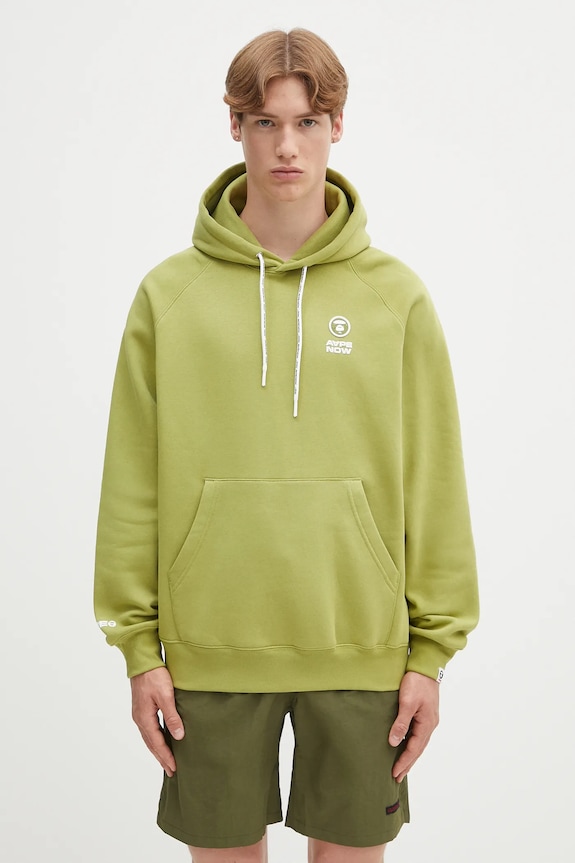 AAPE bluză Now altele verde AAPSWMB324XXN