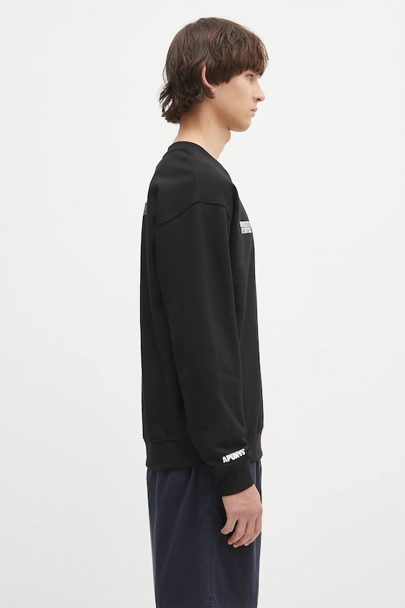 Кофта AAPE Basic Crew Neck чёрный AAPSWMB336XXN