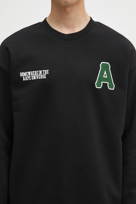 Кофта AAPE Basic Crew Neck AAPSWMB336XXN чёрный