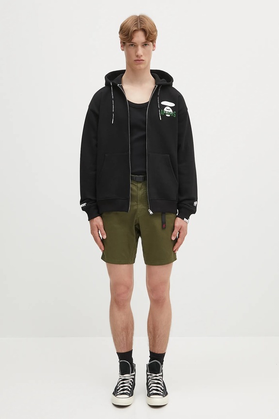 Кофта AAPE Basic Zip Up AAPSWMB343XXN чорний