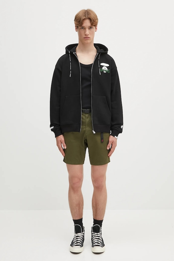 Кофта AAPE Basic Zip Up AAPSWMB343XXN чорний