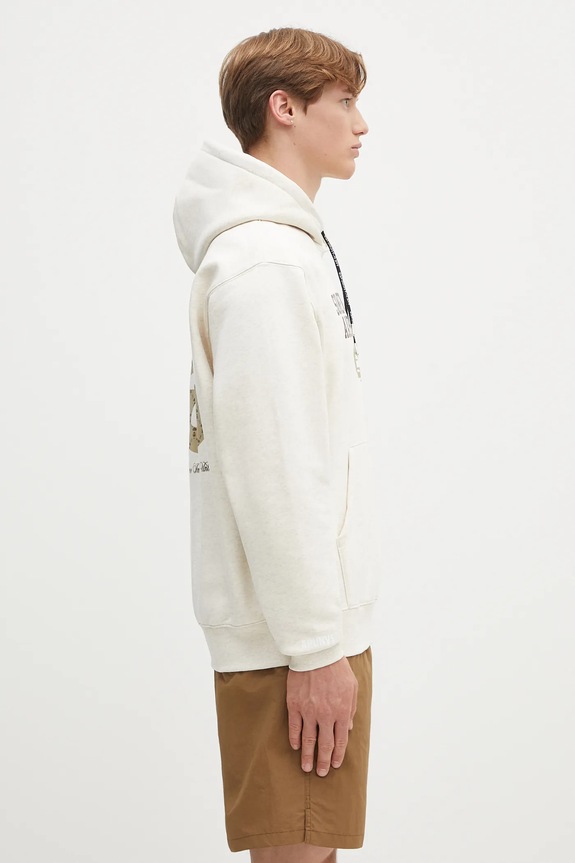 Dukserica AAPE Basic bež AAPSWMB342XAN