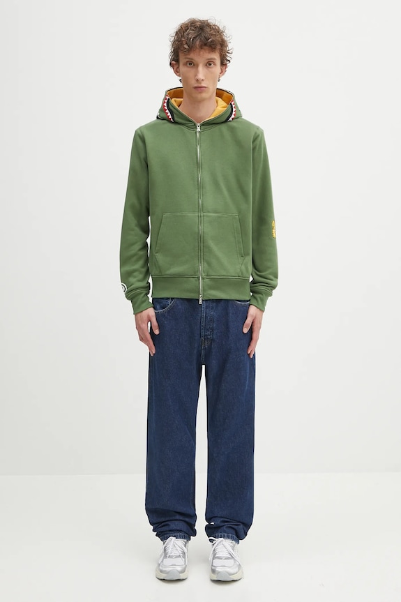 A Bathing Ape felpa in cotone 2nd shark 1K70115006