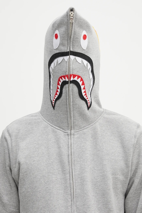 A Bathing Ape cotton sweatshirt 2nd shark gray 1K70115006