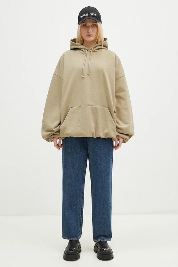 Кофта VETEMENTS Oval Logo Cropped Boxy UA66HD600T