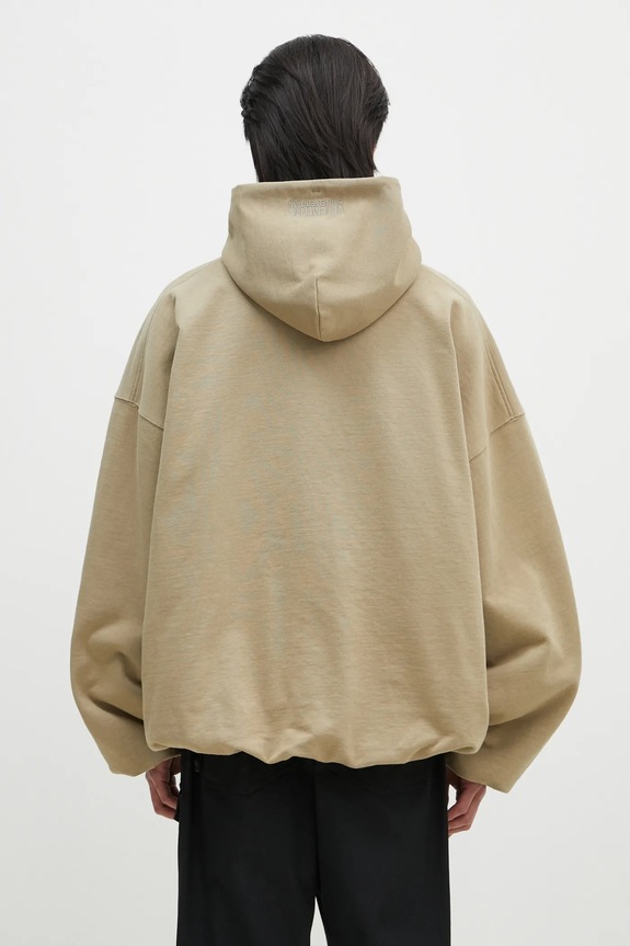 Одежда Кофта VETEMENTS Oval Logo Cropped Boxy UA66HD600T бежевый