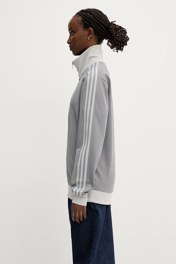 adidas Originals sweatshirt Classic Track Top gray JP1226