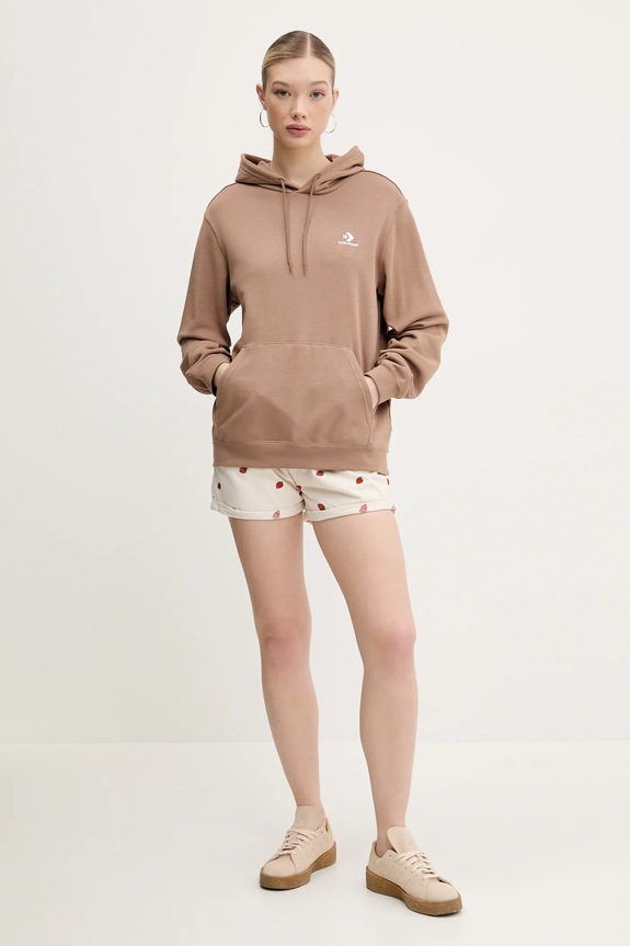 Odzież Converse bluza 10023874.A46 brązowy