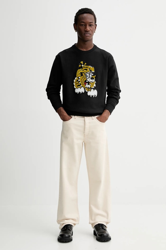 Kenzo bluza bawełniana x Verdy FF58SW2764MC.99J czarny SS25