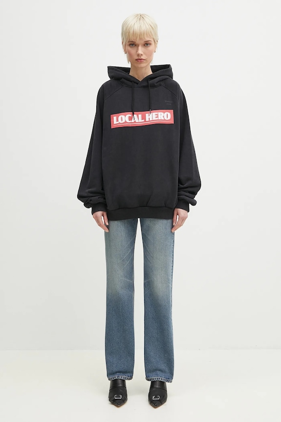 Martine Rose felpa in cotone Raglan 651JS02002M