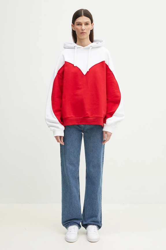 Хлопковая кофта Fiorucci Heart Relaxed Fit U02SPSHO092CJ05RD01