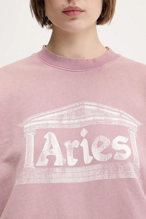 Aries cotton sweatshirt Aged Ancient Column Sweat AR2003303