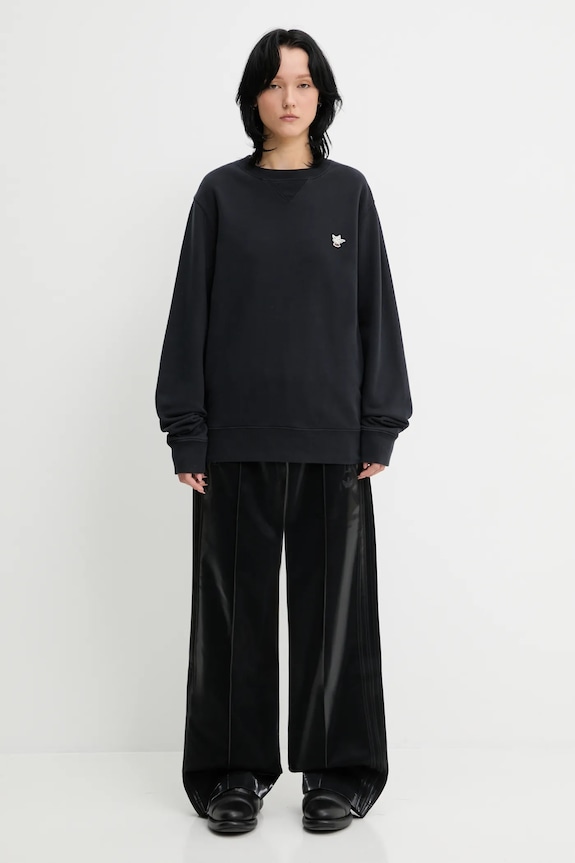 Café Kitsuné cotton sweatshirt Barista Fox Patch Regular OU00301KM0330