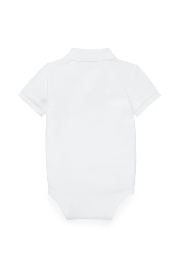Polo Ralph Lauren body bawełniane niemowlęce 320700386002 biały SS26