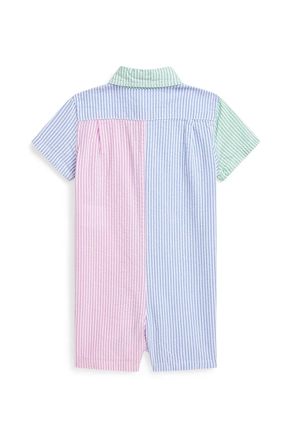 Polo Ralph Lauren rampers in cotone neonato/a 320966233001 blu SS25