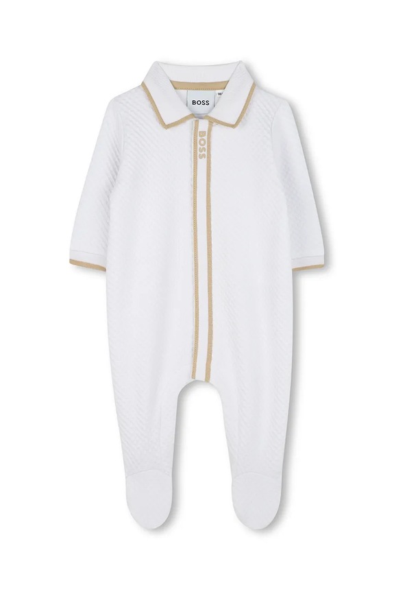 BOSS costum bebe alb J52201