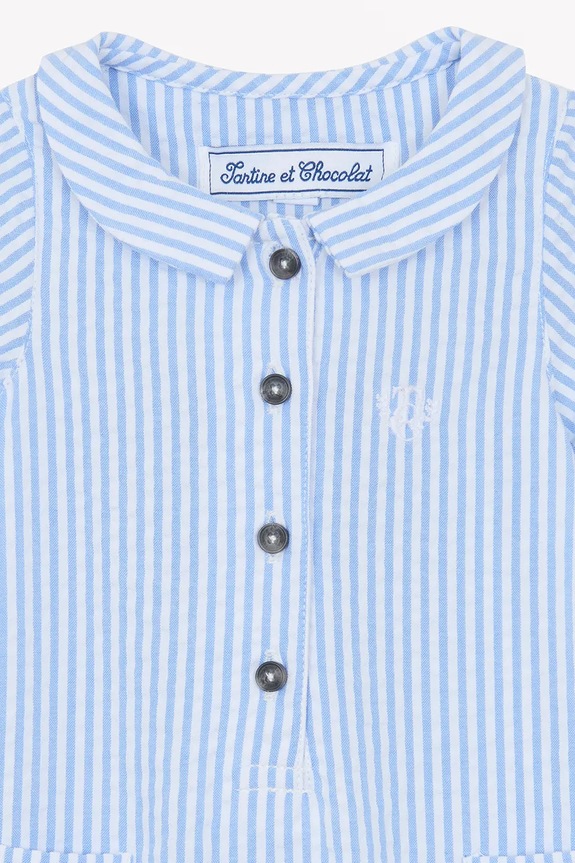 Tartine et Chocolat pamut rugdalózó kék CA33061.60.74