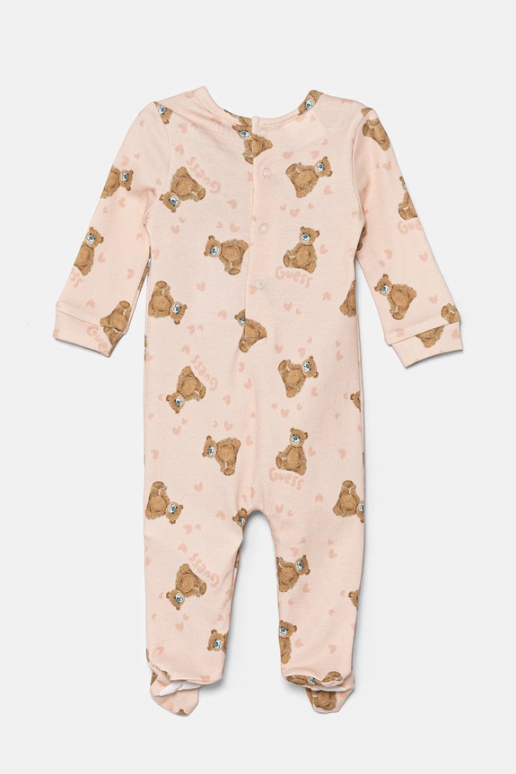 Guess pajacyk niemowlęcy S5RG00.KA6W4.PPYA różowy SS25
