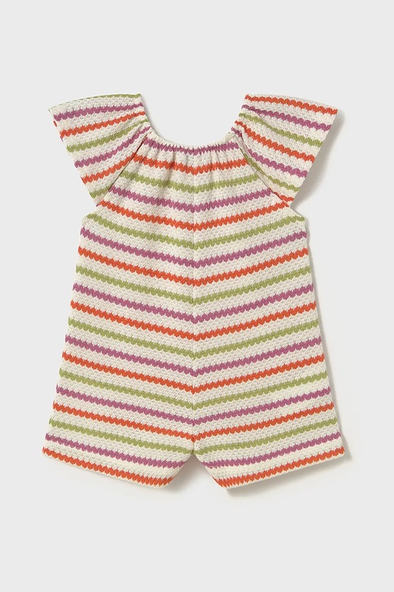 Mayoral rampers niemowlęcy 1837.4H.Baby.PPYA pomarańczowy SS25