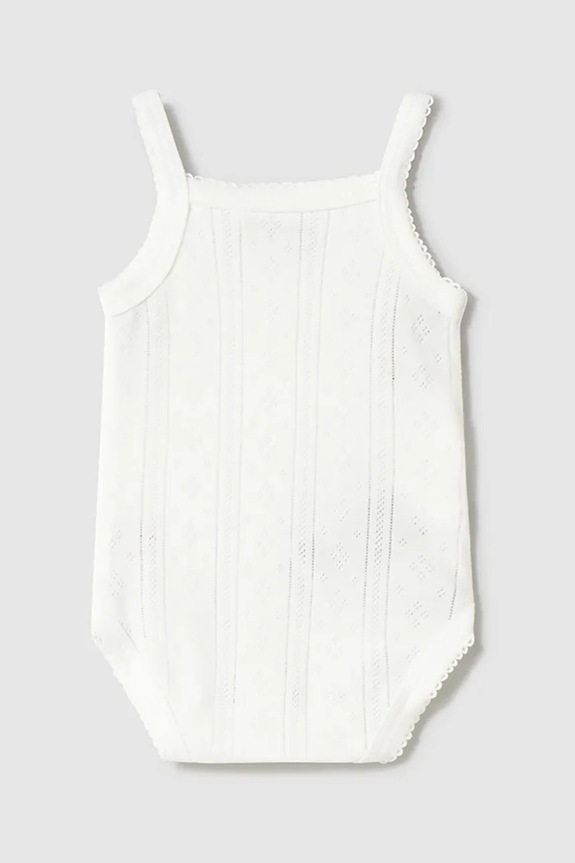 Bavlněné kojenecké body Mayoral Newborn 1745.2A.Newborn.PPYH béžová SS25