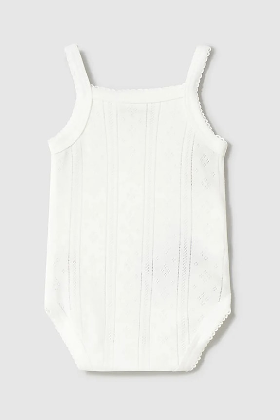 Bavlněné kojenecké body Mayoral Newborn 1745.2A.Newborn.PPYH béžová SS25