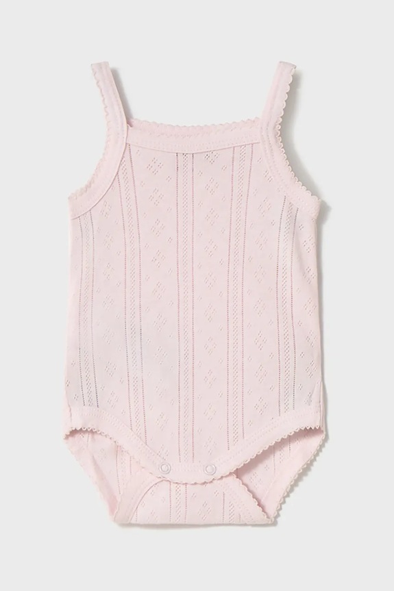 Bavlněné kojenecké body Mayoral Newborn růžová 1745.2A.Newborn.PPYH