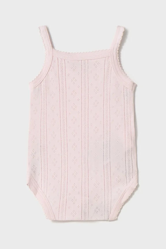 Bavlněné kojenecké body Mayoral Newborn 1745.2A.Newborn.PPYH růžová SS25