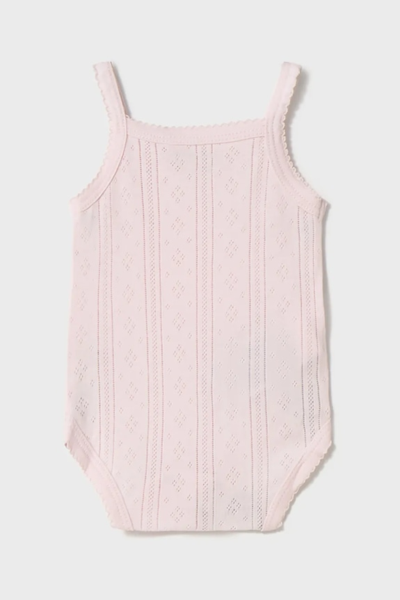 Bavlněné kojenecké body Mayoral Newborn 1745.2A.Newborn.PPYH růžová SS25