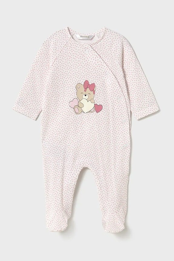 Mayoral Newborn pajacyk niemowlęcy Produkt niemowlęcy różowy 1755.2G.Newborn.PPYH